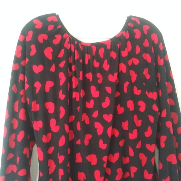 Michael Kors red and black top women's size M - Picture 5 of 16